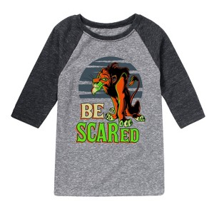 Boys' - Disney Villains - Be Scared Raglan Graphic T-Shirt - 1 of 4