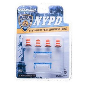 NYPD Accessory Pack 6pc Set Series 1 For 1/64 Model Cars by Greenlight - 1 of 1