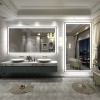 Apmir Super Bright Front & Back LED Lighted Anti-Fog Aluminum Alloy Framed Tempered Glass Bathroom/Vanity Mirror with ETL & 3-Year Warranty - 3 of 4