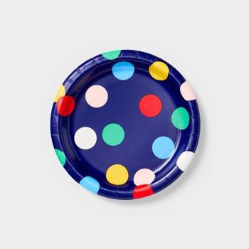 20ct Confetti Dots Snack Plates - Spritz™