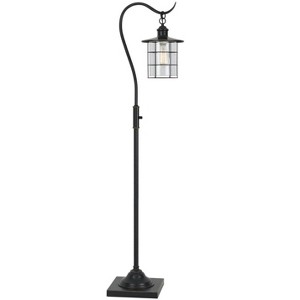 Cal Lighting 60W Silverton Floor Lamp (Edison Bulb Included), Dark Bronze (BO-2668FL-DB) - 1 of 3