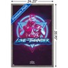 Trends International Marvel Thor: Love and Thunder - Vaporwave Framed Wall Poster Prints - 3 of 4