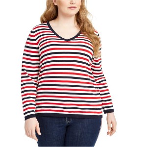 Tommy Hilfiger Womens Striped Pullover Sweater - 1 of 1