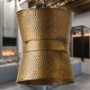 River of Goods 11.75" Ames Gold Metal Pendant Light: UL Listed, Adjustable Height, E26 Base - 3 of 4