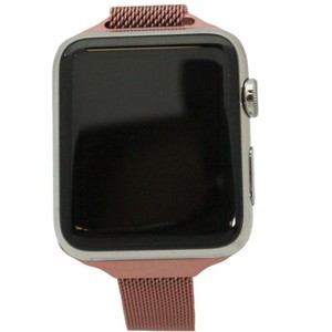 Olivia Pratt Solid Skinny Mesh Apple Watch Band - 1 of 4