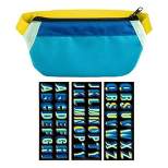 Fashion Angels Nylon Fanny Pack Elastic Pencil Pouch Turquoise