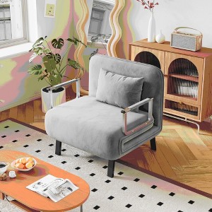 CAVINAS Convertible Sofa Bed, Modern Sofa Bed Chair, Convertible Couch with Adjustable Backrest for Living Room - 1 of 4