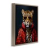 Stupell Industries Trendy Leopard Fashion Black Framed Floater Canvas Wall Art - 3 of 4