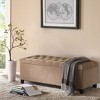 NicBex 19.25 Inch Storage Ottoman Bench with Tufted Top Soft Close Lid for Bedroom,Entryway and Living Room - 2 of 4