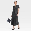 Women's Short Sleeve V-Neck Blouse - A New Day™ - 3 of 3