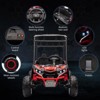2-Seater Kids Ride On Utv, 24V 4WD Electric Truck with Sun Shade,Remote Control - 3 of 4