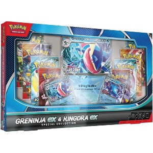 Pokemon TCG Greninja EX & Kingdra EX Special Collection Box - 8 Packs, Promo Cards - 1 of 4