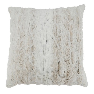 White fluffy shop pillow target