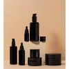 makesy 3.4oz / 100ml black uv glass pump bottle - 3 of 3