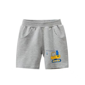 MyKids-USA Baby Boy Cartoon Print Pattern Casual Mid Pants With Pockets - 1 of 4