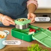 OMIEBox Insulated Bento Lunch Box with Leakproof Thermos Food Jar 3 Compartments - 4 of 4