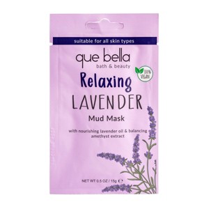 Que Bella Relaxing Lavender Mud Mask - 0.5oz - 1 of 4