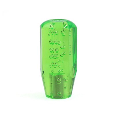 Unique Bargains Unviersal Crystal Bubble Car Gear Stick Shift Knob Shifter Lever 4" Green