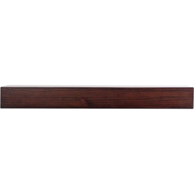 Austin 72" Cinnamon Pine Wood Floating Mantel Shelf