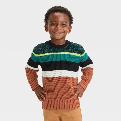 Boys crew neck sweater best sale