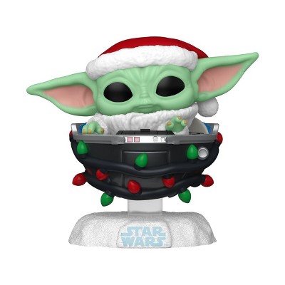 Funko POP! Star Wars: Mandalorian Holiday Grogu Pram Figure