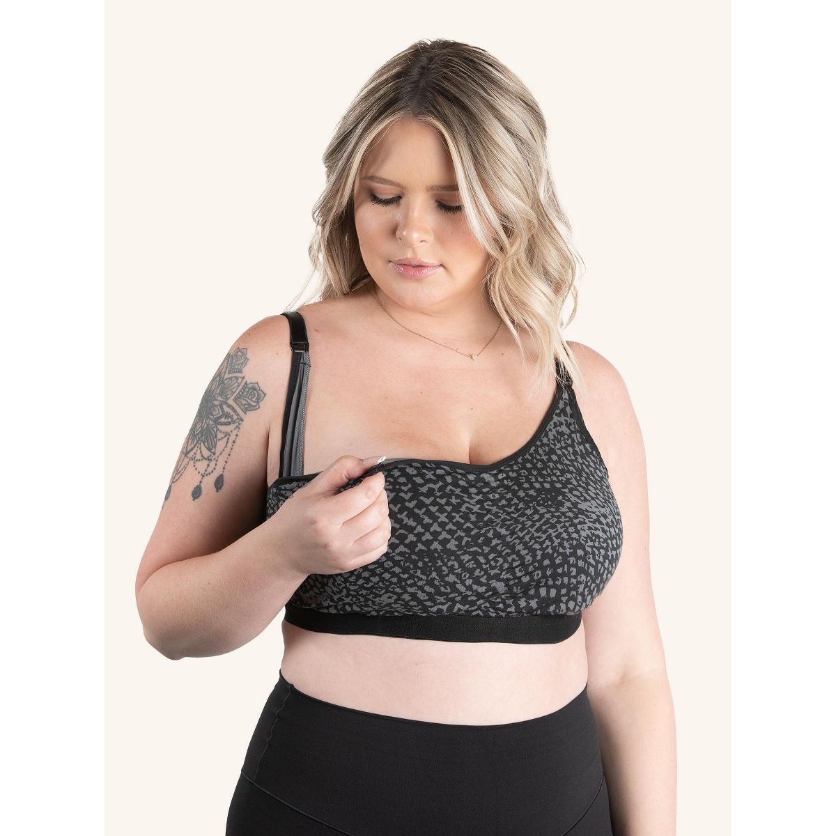 Leading Lady Women's The Blake - Gathered-Front Comfort Nursing Bra (4048)