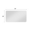 Bathroom Mirror For Wall, 29"x39" Rounded Rectangle Mirror, Frameless Anti Fog And Waterproof Glass Bathroom Vanity Mirror, Hangs Horizontally - 4 of 4