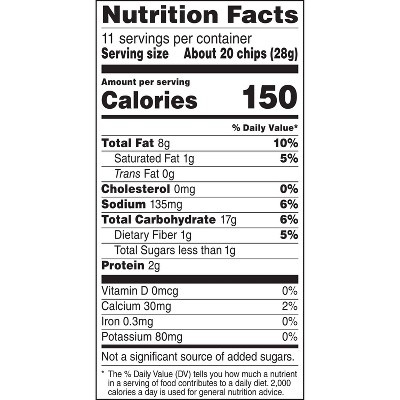 Tostitos Tortilla Chips Hint of Queso Bite Size Rounds - 11oz