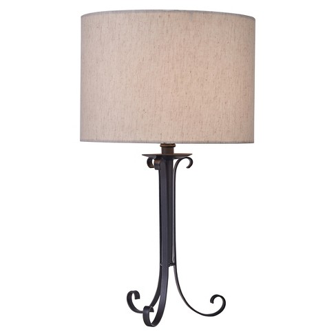 Iron scroll best sale floor lamp