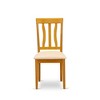 East West Furniture, Antique Dining Chair Cushion Seat with Oak Finish - 2 of 4