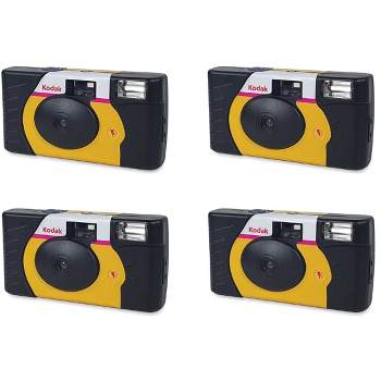 Kodak Power Flash Single Use Disposable Camera (39 Exposures) 3961315 4 Pack