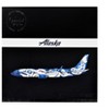 Boeing 737-800 Commercial Aircraft Alaska Airlines Salmon People Livery "Gemini 200" 1/200 Diecast Model Airplane by GeminiJets - 3 of 4