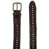 Aquarius Men's Tubular Leather Braided Belt - 2 of 4