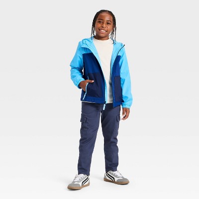 Детские куртки Cat & Jack Boys' Colorblock Windbreaker Jacket - Cat & Jack™ Blue S — фото 2