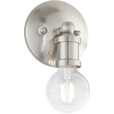 Lansdale Brushed Nickel 5'' Contemporary Single-Light Vanity Sconce