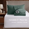 Nestl 4 Piece Bed Sheet Set, Deep Pocket Extra Soft Microfiber Sheets - 2 of 4