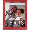 PosterPalooza | Shabby Chic Red Picture Frame - UV Acrylic, Foam Board Backing, Hanging Hardware - 2 of 4