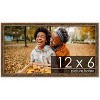 PosterPalooza | Panoramic Textured Gold Picture Frame - UV Acrylic, Foam Board Backing, Hanging Hardware - 2 of 4