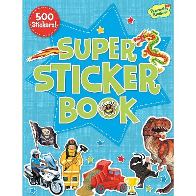 MindWare Boy Super Sticker Activity Book - Stickers -500 Pieces