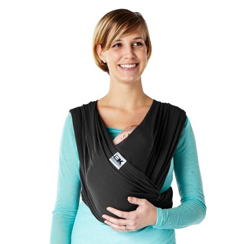 Baby K'tan Breeze Baby Carrier, Black, Extra Large, Size: XL