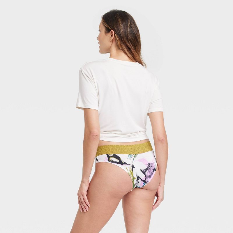 Women's Cotton Cheeky Underwear with Lace Waistband - Auden™, 2 of 5