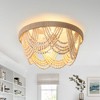 KAISITE 20inches Gold Crystal Caged Ceiling Fan with Light Kit and Remote Control - 2 of 4