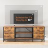 Gikpal Dresser TV Stand for 50 inch TV, Wide Dressers & Chests of Drawers with Charging Station & 4 PU Drawers Storage, Console Sofa Table for Bedroom - 3 of 4