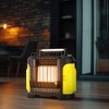 Comfort Gear Portable 10000 BTU Propane Heater, Indoor Outdoor Use, Ideal for Patio, Garage, Camping, Tent Heating, Tabletop or Fire Pit, Black/Yellow - 4 of 4