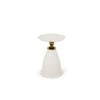HDZNVF Minimalist Round Side Table for Small Space - 4 of 4