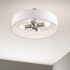 Livex Lighting Venlo 4 - Light Semi-Flush Mount in  Brushed Nickel - 4 of 4
