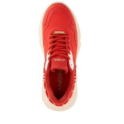 Женские кроссовки Andrea Women's Urban Casual Chunky Sneakers 95920-3907085 Red 6 — фото 4