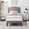 VECELO Platform Bed Frame with Upholstered Headboard, Strong Frame and Wooden Slats Support, Bed Frame - 3 of 4