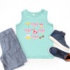 The Juniper Shop Coquette Beach Chart Youth Tank Top - XL - Seafoam - 3 of 4