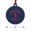 Duquesne University Dukes Logo Aluminum Holiday Christmas Tree Ornament - 3 of 4